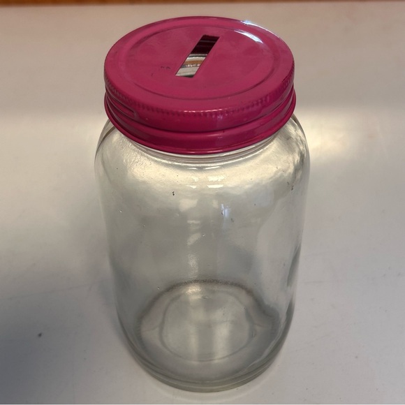 Glass Coin Jar - Picture 1 of 4